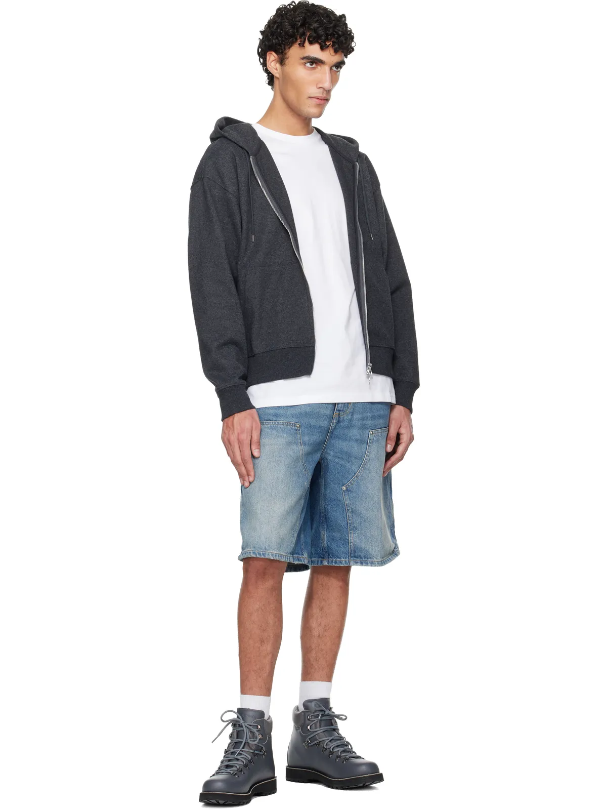 Carhartt Work In Progress OG Aden Double Knee デニムショートパンツ - 画像4