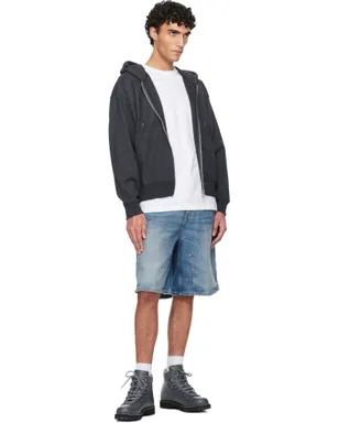 Carhartt Work In Progress OG Aden Double Knee デニムショートパンツ - サムネイル4