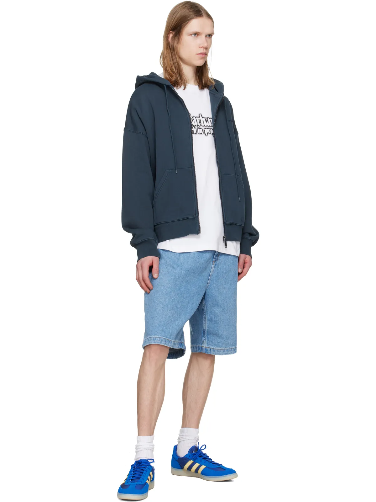 Carhartt Work In Progress Brandon デニムショートパンツ - 画像4