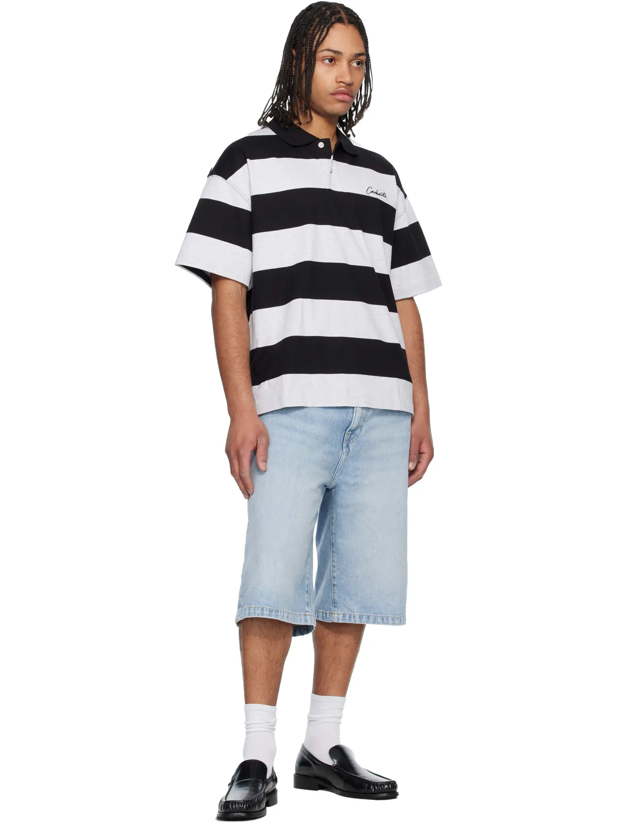 Carhartt Work In Progress Langdon デニムショートパンツ - 画像4