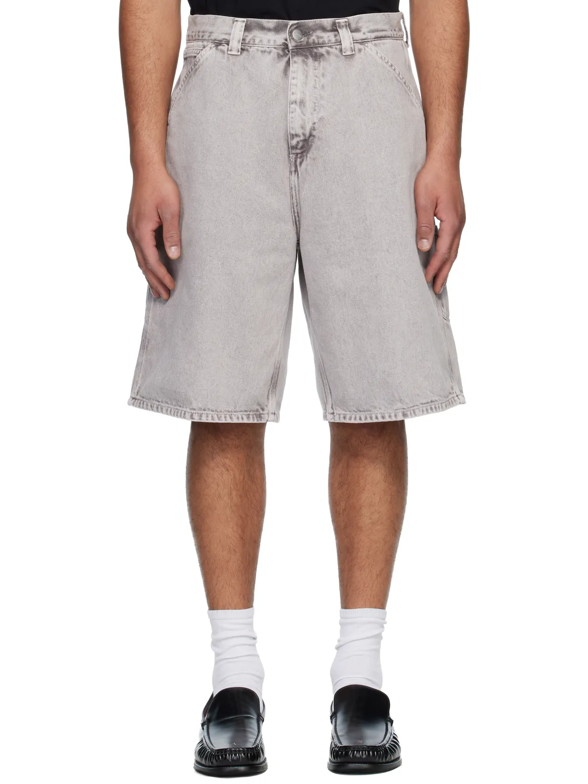 Carhartt Work In Progress OG シングルニー デニムショートパンツ - 画像1