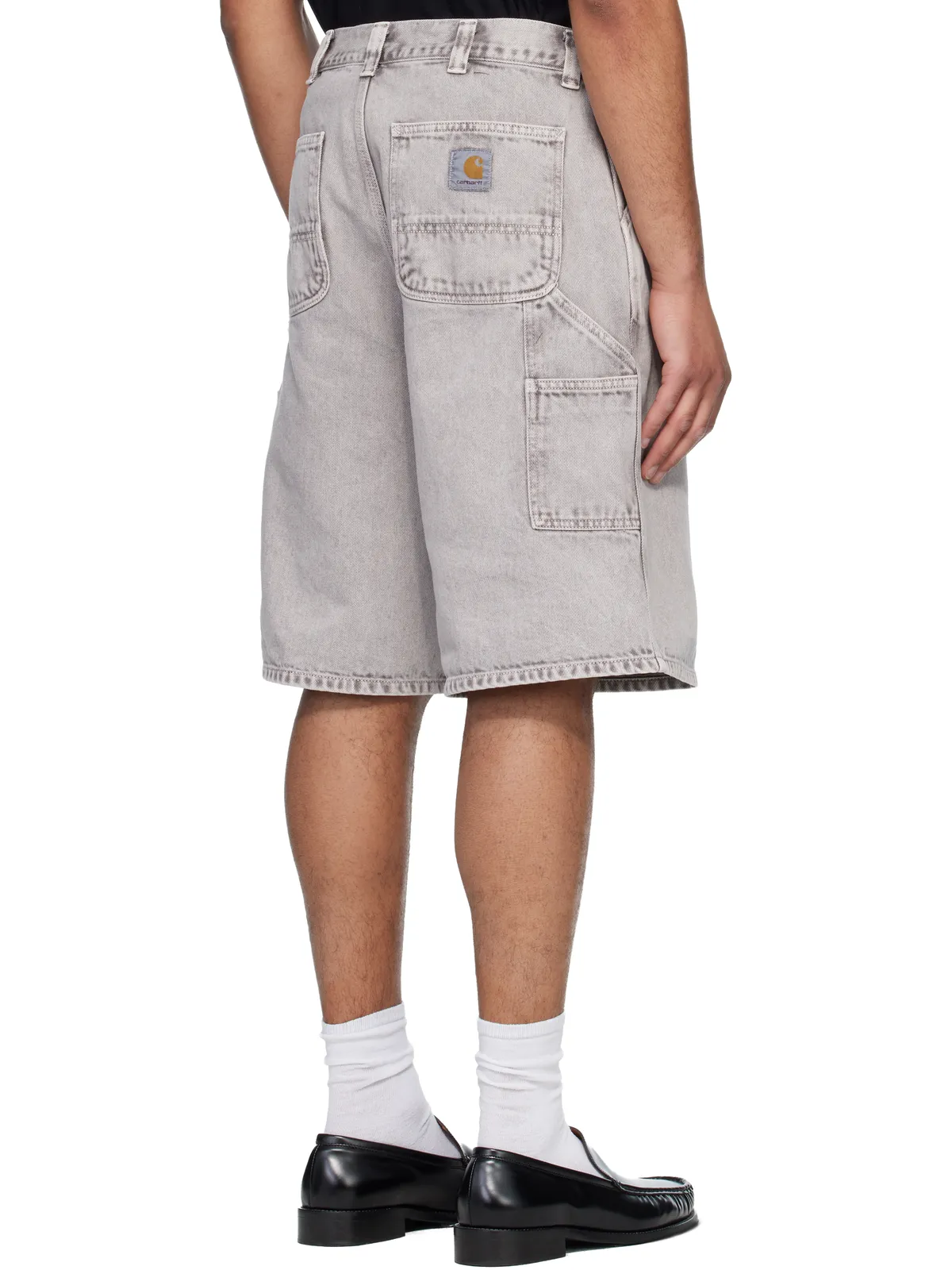 Carhartt Work In Progress OG シングルニー デニムショートパンツ - 画像3