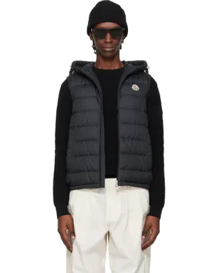 Moncler Marseillan フード ダウンベスト - サムネイル1