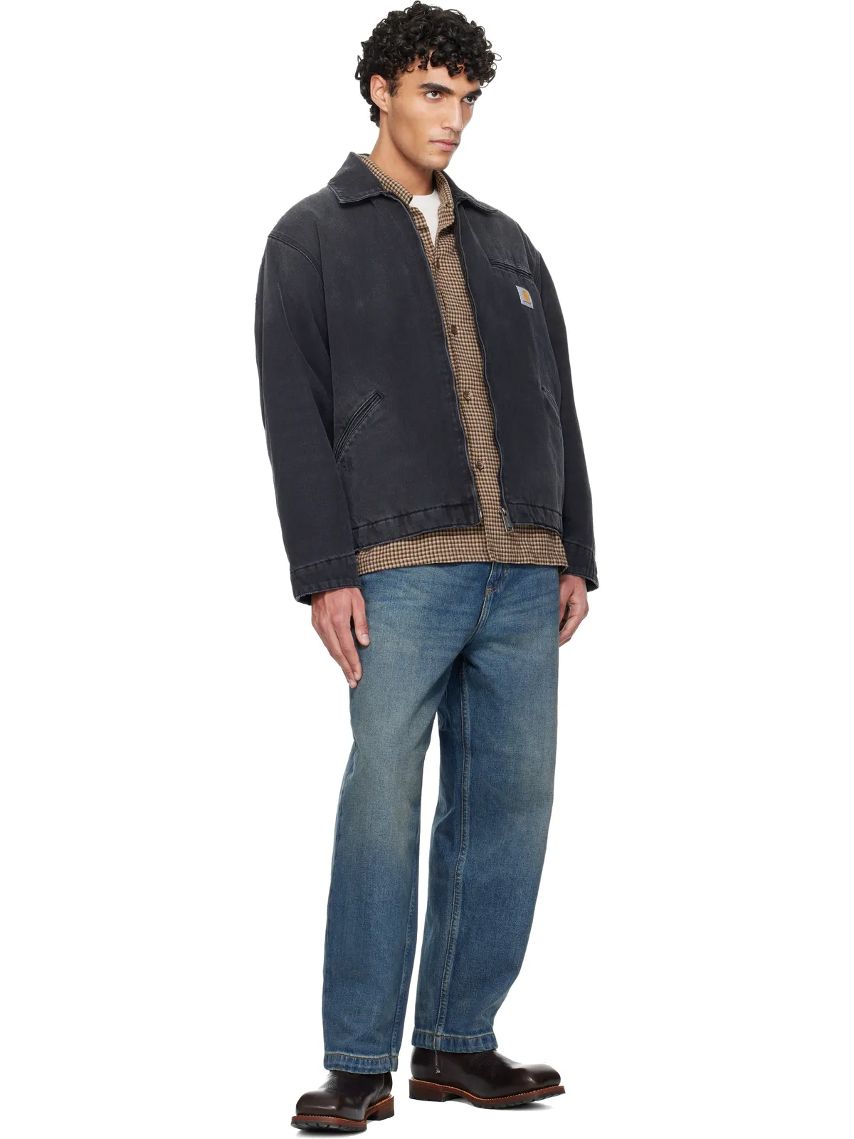 Carhartt Work In Progress OG Detroit デニムジャケット - 画像4