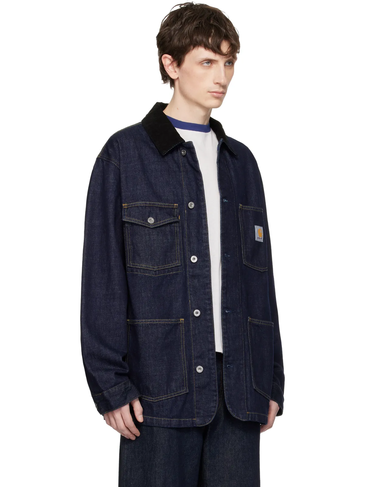 Carhartt Work In Progress Warren デニム チョアコート - 画像2