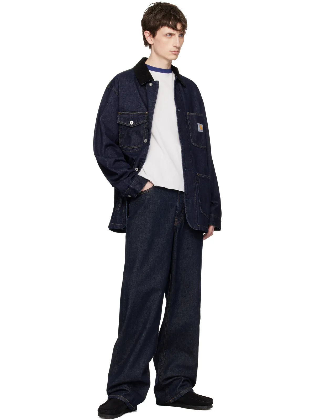 Carhartt Work In Progress Warren デニム チョアコート - 画像4
