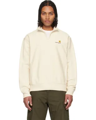Carhartt Work In Progress American Script ハーフジップ スウェットシャツ - サムネイル1