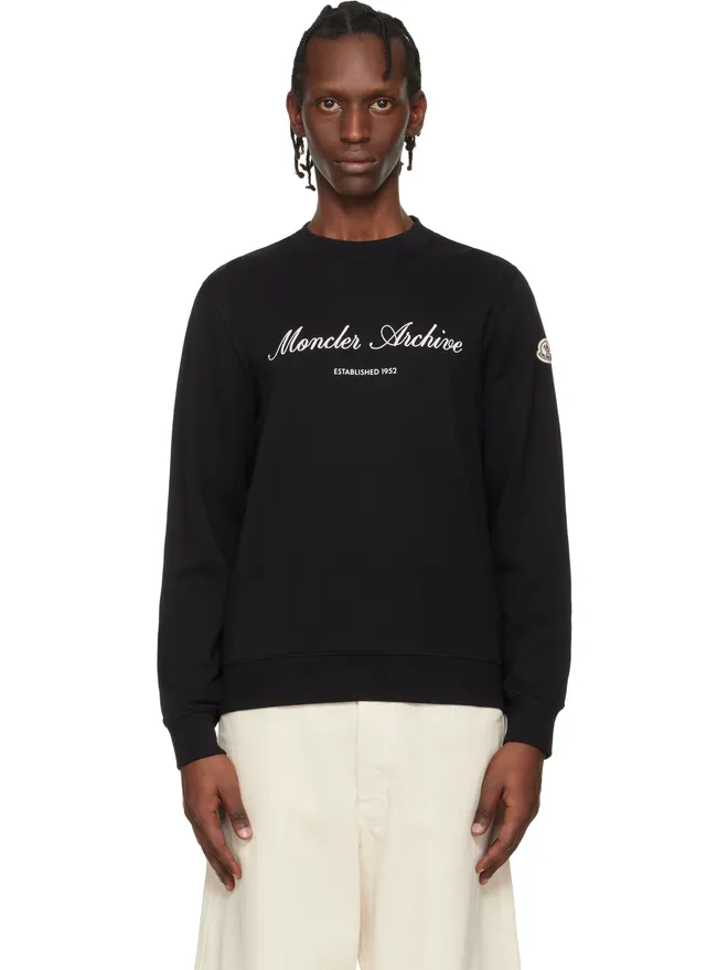 Moncler Moncler コットンブレンド ロゴ スウェットシャツの商品画像