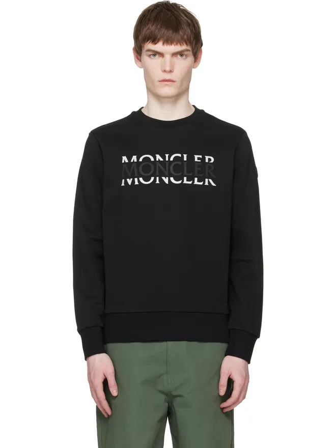 Moncler Moncler ロゴ コットンジャージ 長袖 スウェットシャツの商品画像