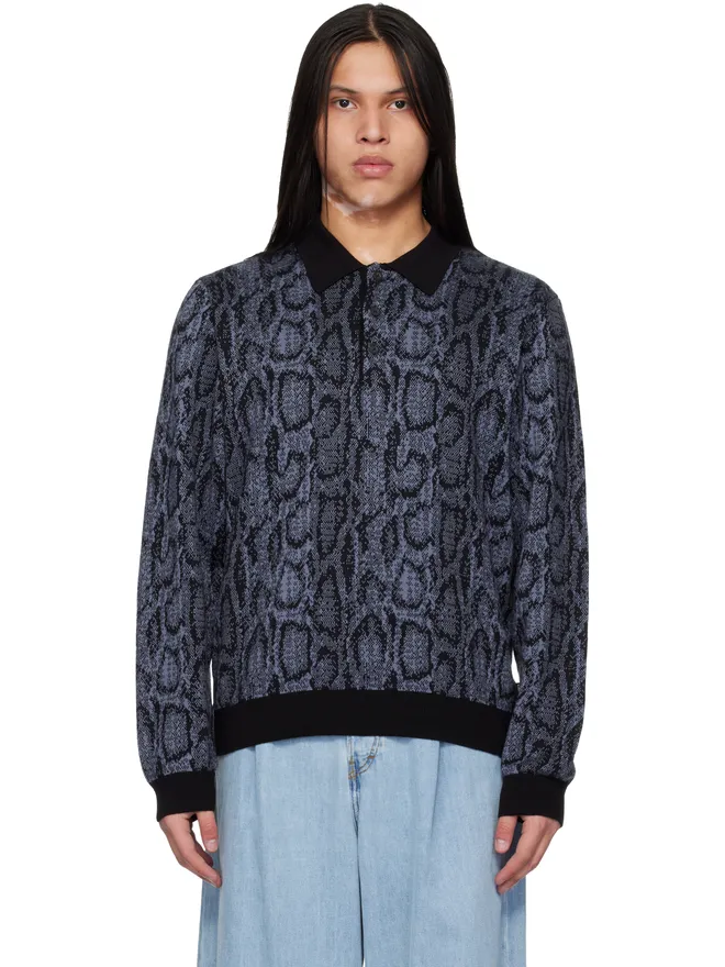 Carhartt Work In Progress Carhartt Work In Progress Snake ニットポロシャツの商品画像