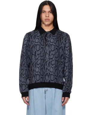Carhartt Work In Progress Snake ニットポロシャツ - サムネイル1
