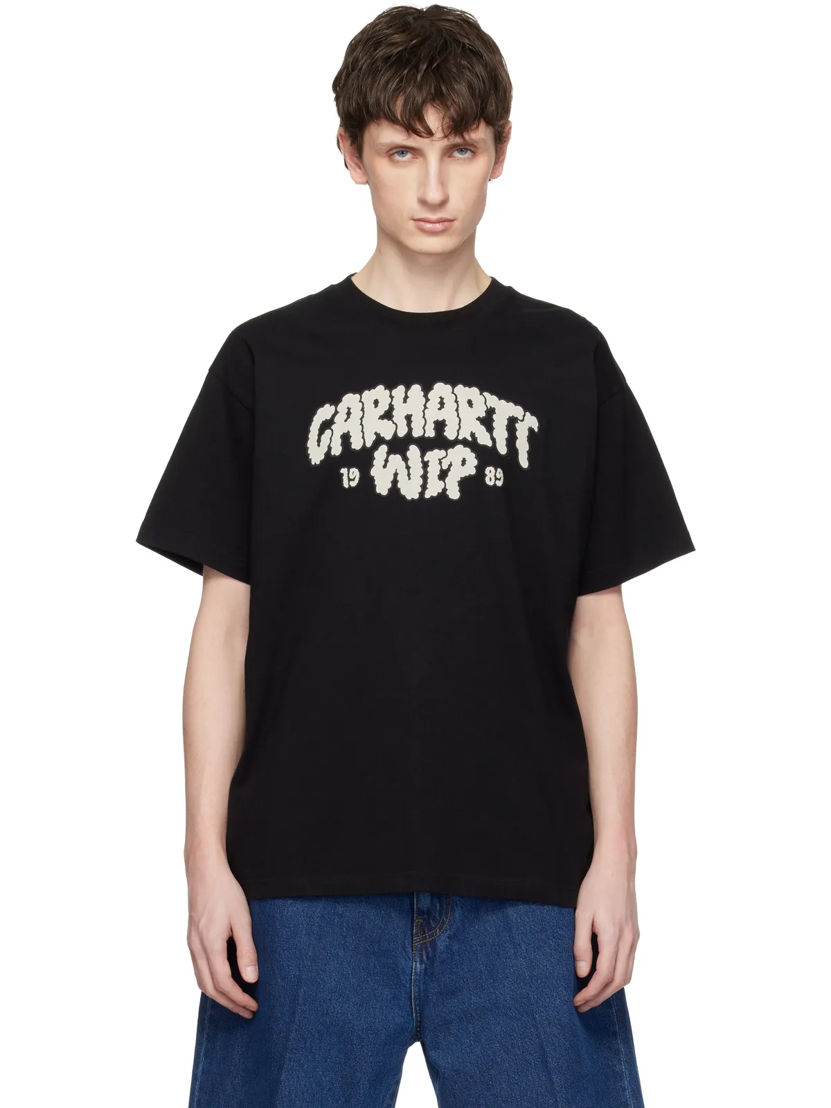 Carhartt Work In Progress Cloud Script Tシャツ - 画像1