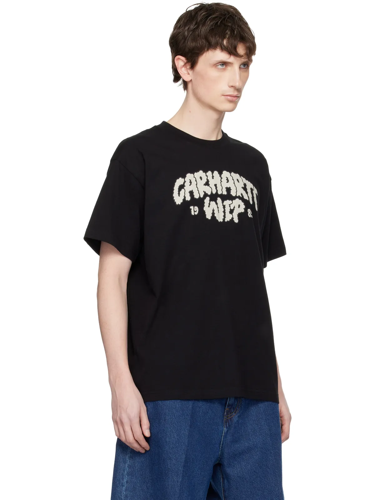 Carhartt Work In Progress Cloud Script Tシャツ - 画像2