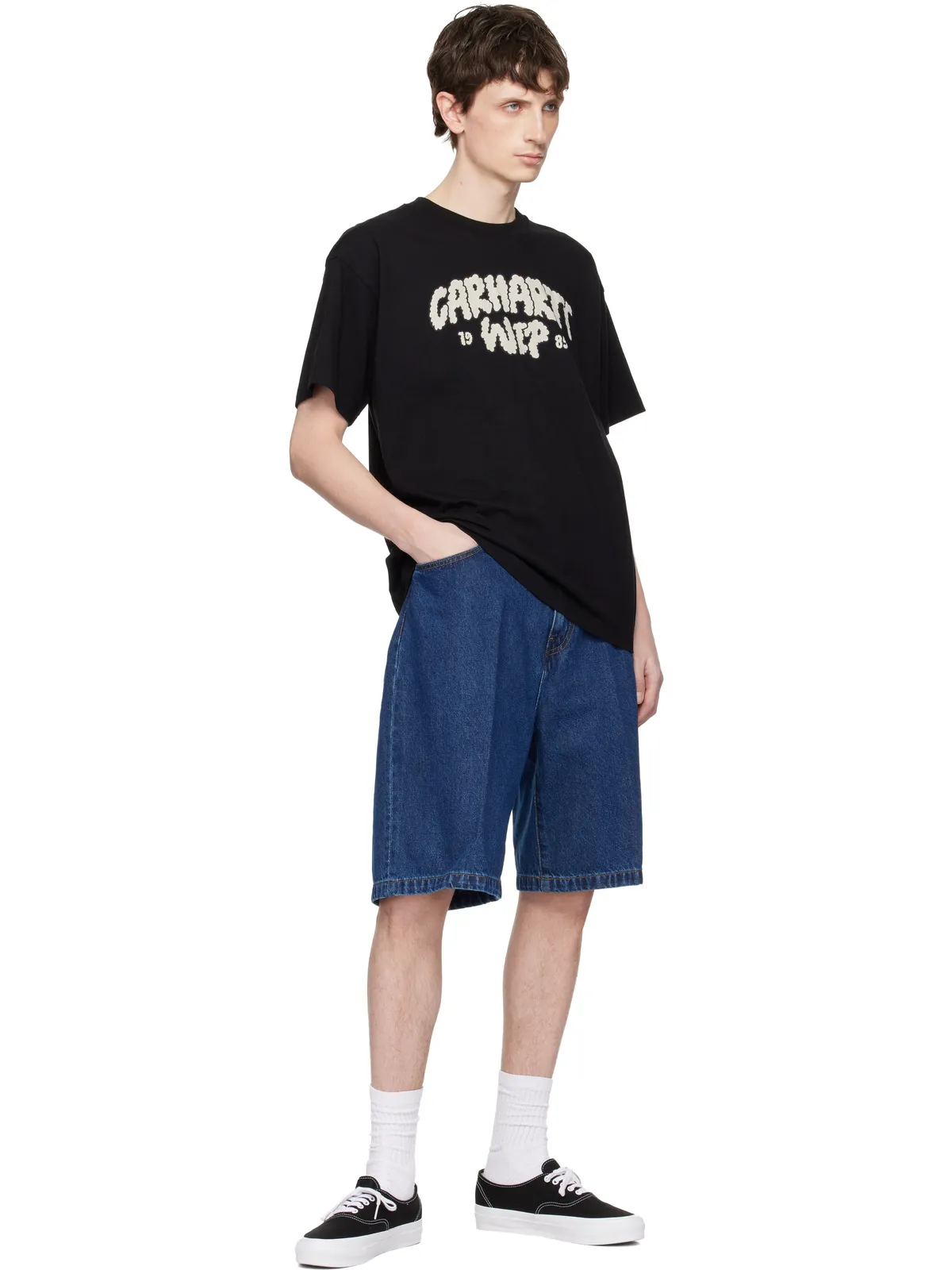 Carhartt Work In Progress Cloud Script Tシャツ - 画像4