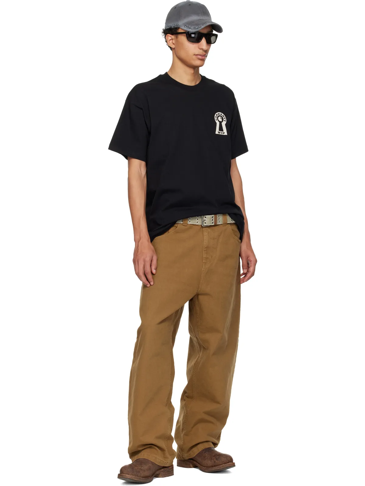 Carhartt Work In Progress S/S Locked Tシャツ - 画像4