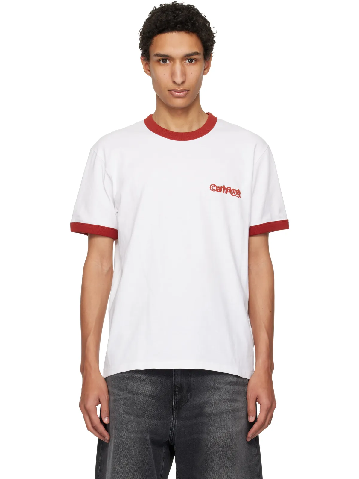 Carhartt Work In Progress S/S Lp リンガーTシャツ - 画像1