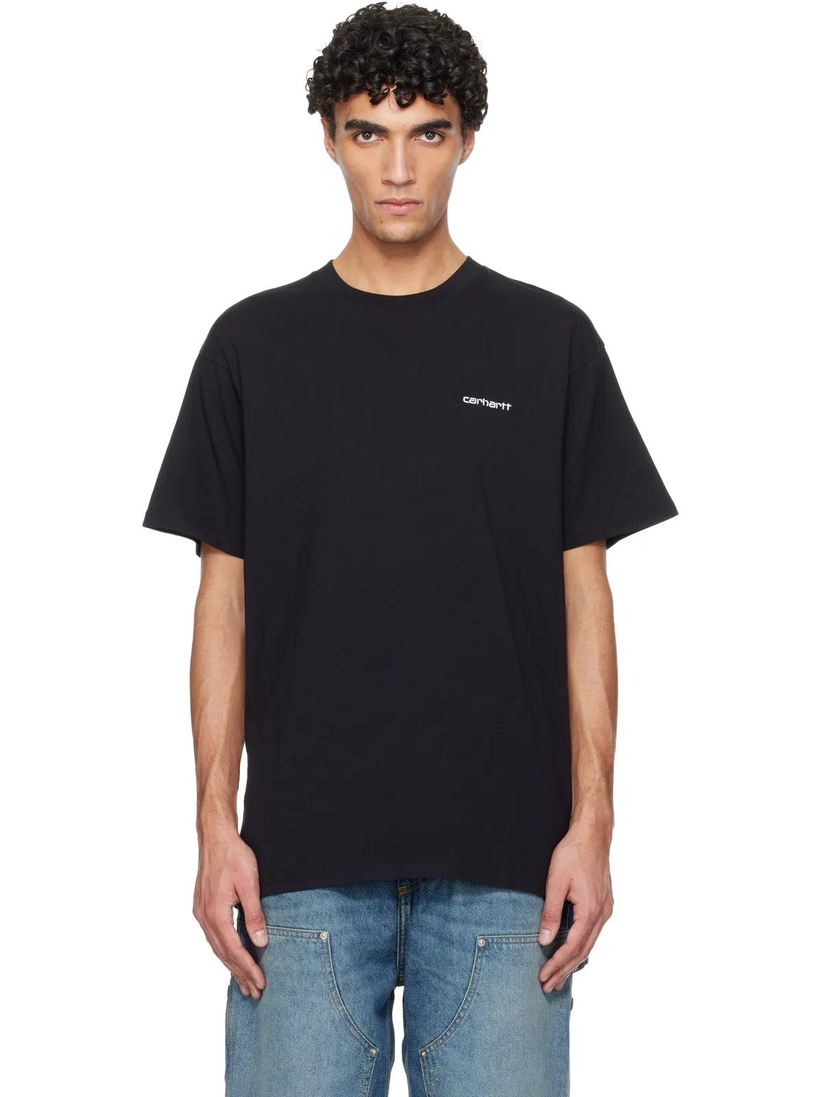 Carhartt Work In Progress Script Embroidery Tシャツ - 画像1