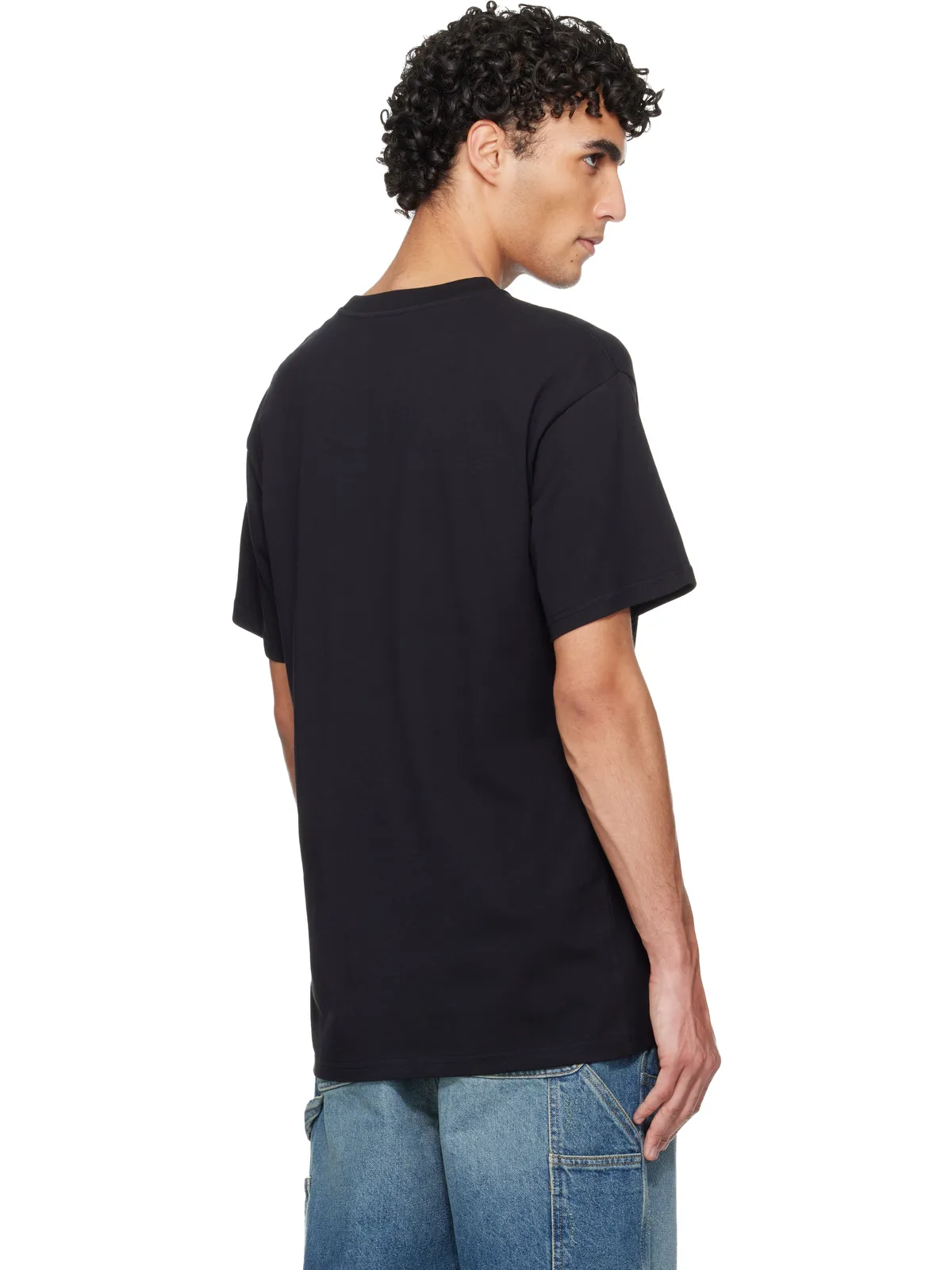 Carhartt Work In Progress Script Embroidery Tシャツ - 画像3