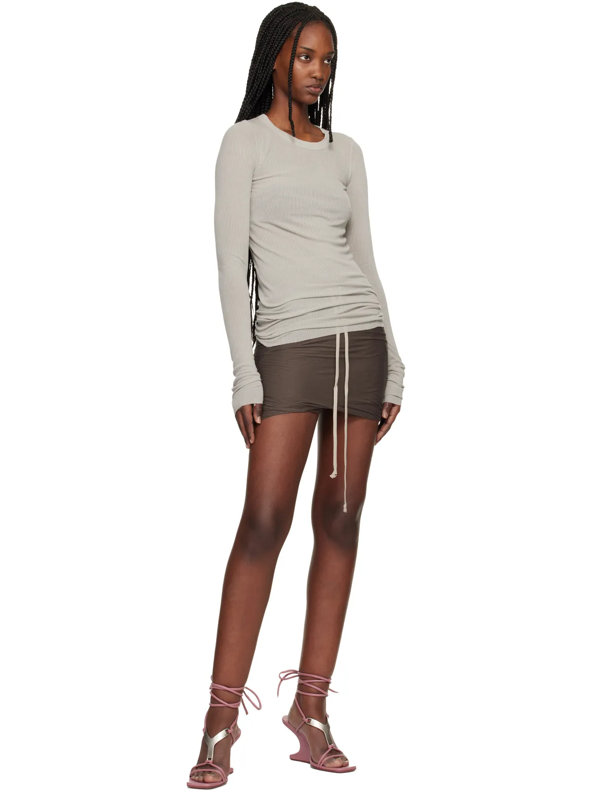 Rick Owens DRKSHDW Temple Buds ショートパンツ - 画像4