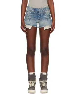 Rick Owens DRKSHDW Temple Lana Cut Off デニムショートパンツ - サムネイル1