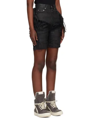 Rick Owens DRKSHDW Temple Slivered Tight Cutoff デニムショートパンツ - サムネイル2