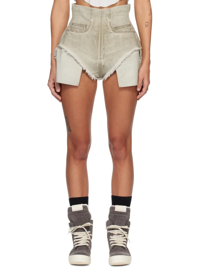 Rick Owens DRKSHDW Rick Owens DRKSHDW Temple Dirt Cutoff デニムショートパンツの商品画像