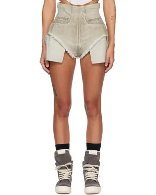 Rick Owens DRKSHDW Temple Dirt Cutoff デニムショートパンツ - サムネイル1