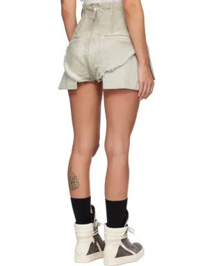 Rick Owens DRKSHDW Temple Dirt Cutoff デニムショートパンツ - サムネイル3