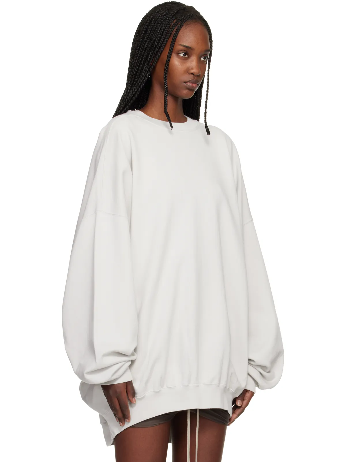Rick Owens DRKSHDW Temple Hun クルーネック スウェットシャツ - 画像2