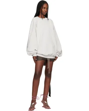 Rick Owens DRKSHDW Temple Hun クルーネック スウェットシャツ - サムネイル4