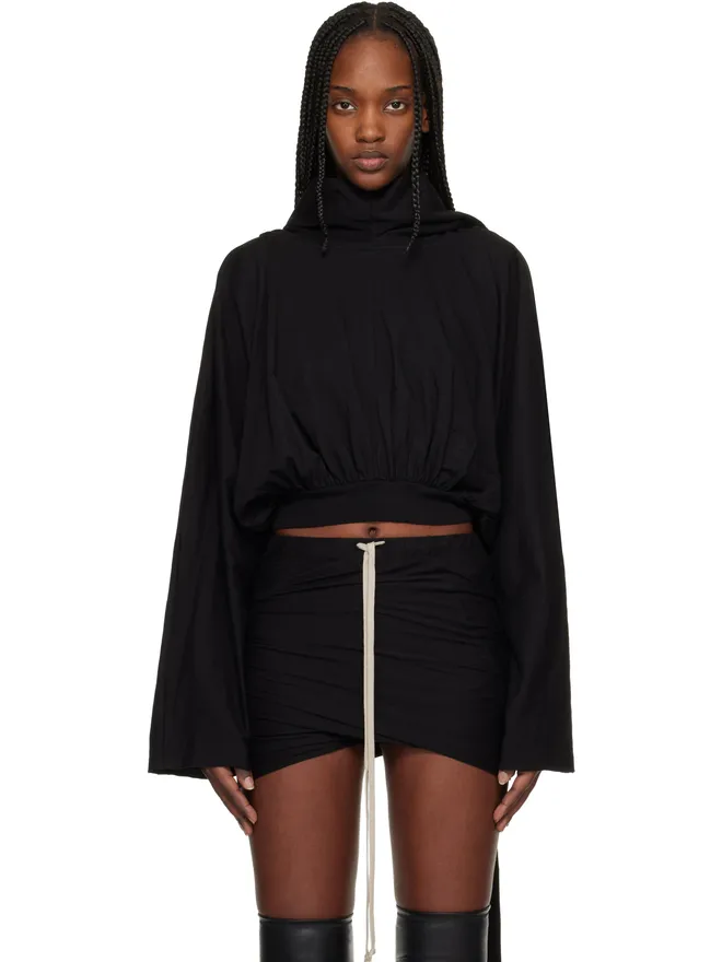Rick Owens DRKSHDW Rick Owens DRKSHDW Temple クロップド フーディの商品画像