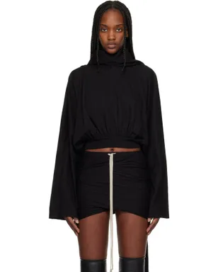 Rick Owens DRKSHDW Temple クロップド フーディ - サムネイル1