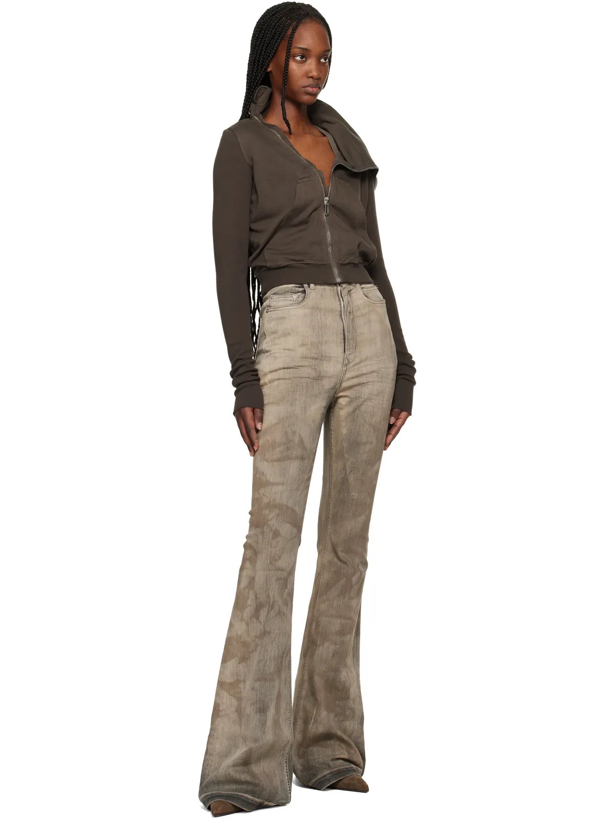 Rick Owens DRKSHDW Temple Mountain スウェットシャツ - 画像4