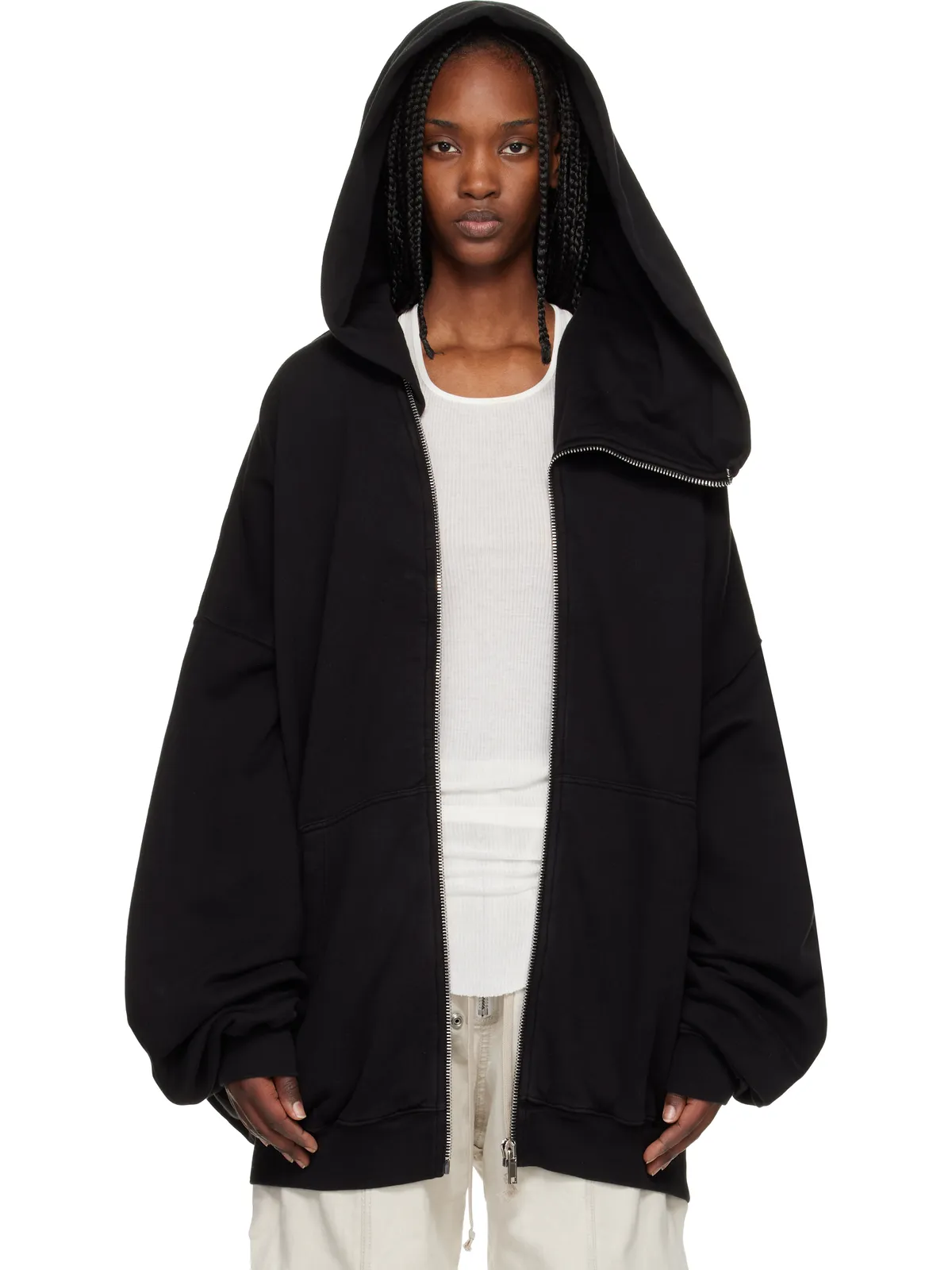 Rick Owens DRKSHDW Temple Mountain Hun フーディ - 画像1