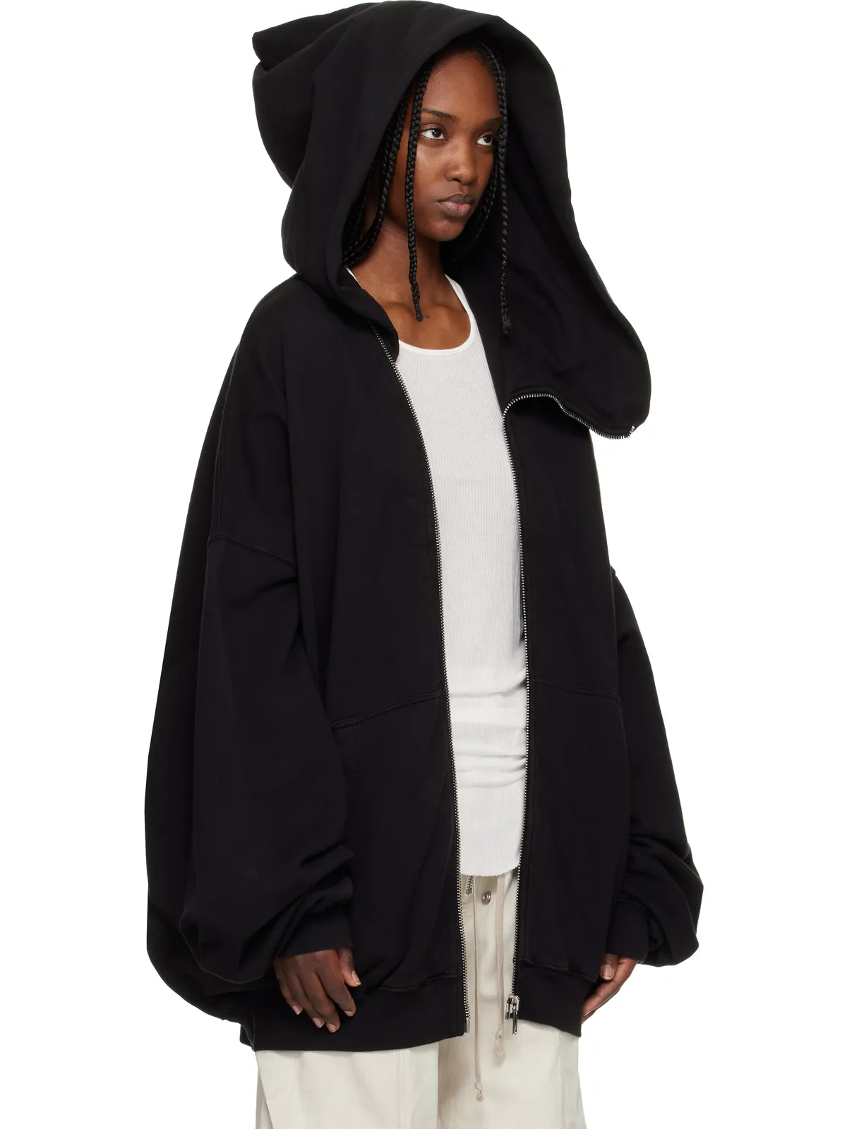 Rick Owens DRKSHDW Temple Mountain Hun フーディ - 画像2