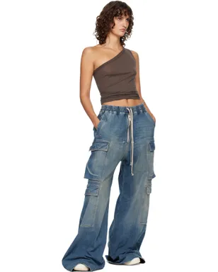 Rick Owens DRKSHDW Temple Double Cargo Jumbo Belas ジーンズ - サムネイル4