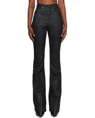 Rick Owens DRKSHDW Temple Bolan ブーツカット ジーンズ - サムネイル1