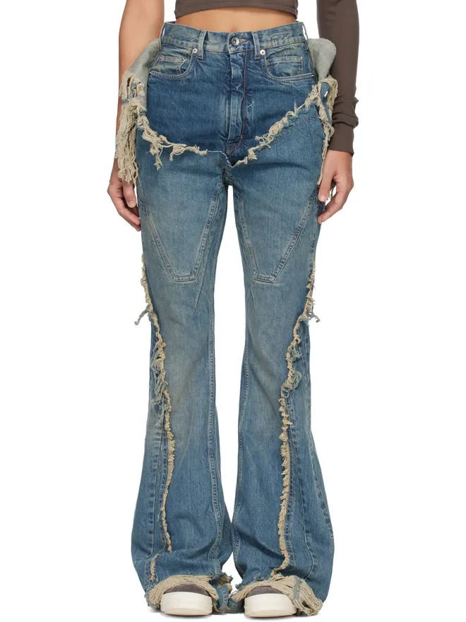 Rick Owens DRKSHDW Rick Owens DRKSHDW Temple Slivered Bootcut ジーンズの商品画像