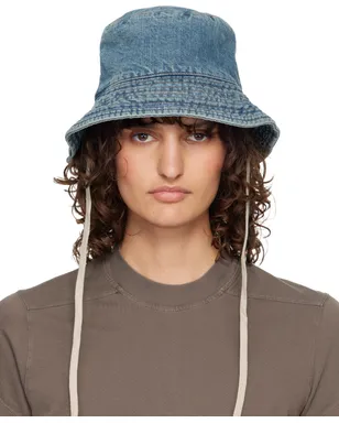 Rick Owens DRKSHDW Temple Gilligan デニム バケットハット - サムネイル1