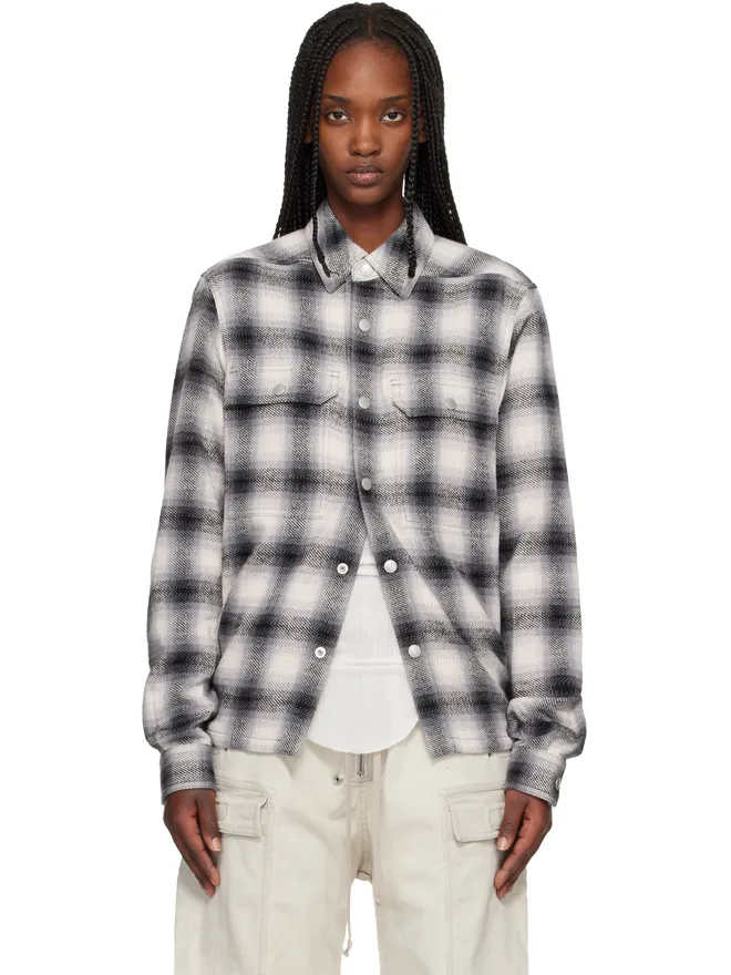 Rick Owens DRKSHDW Rick Owens DRKSHDW Temple クロップド シャツジャケットの商品画像