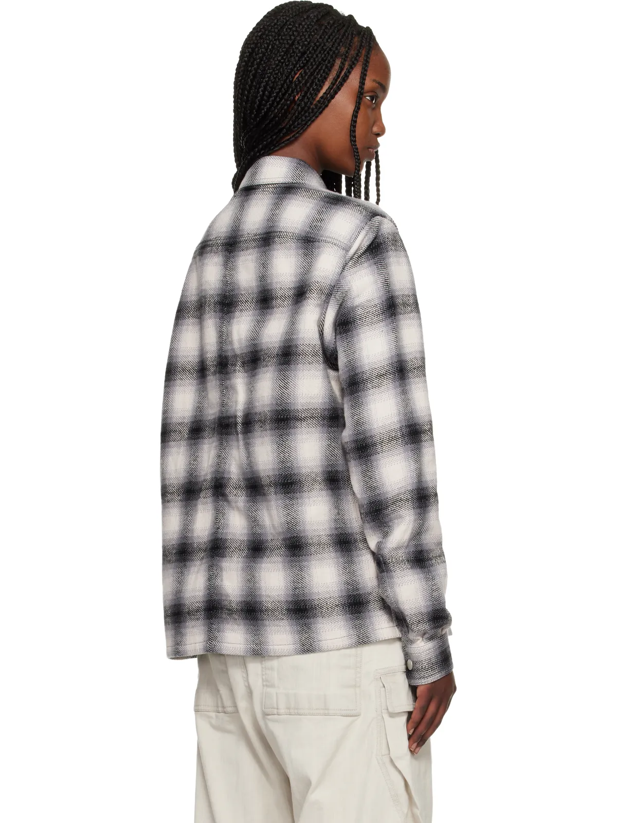 Rick Owens DRKSHDW Temple クロップド シャツジャケット - 画像3