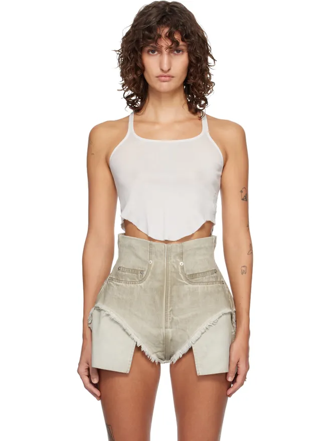 Rick Owens DRKSHDW Rick Owens DRKSHDW Temple Basic クロップド タンクトップの商品画像