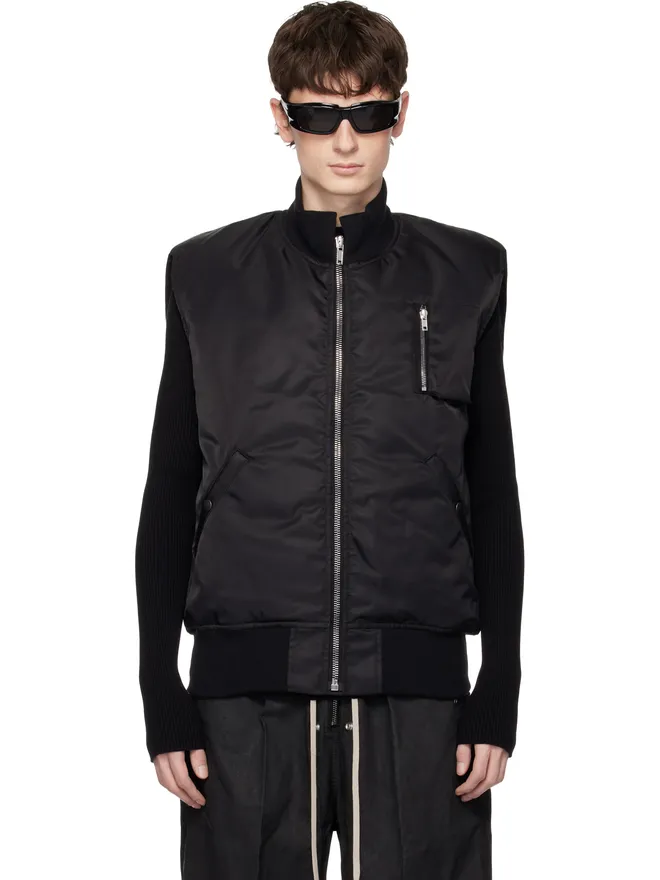 Rick Owens DRKSHDW Rick Owens DRKSHDW Temple SL Tankers Bomber ベストの商品画像