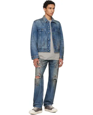 Rick Owens DRKSHDW Temple Kurdt ジーンズ - サムネイル4