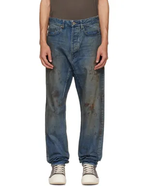 Rick Owens DRKSHDW Temple Collapse Long ジーンズ - サムネイル1