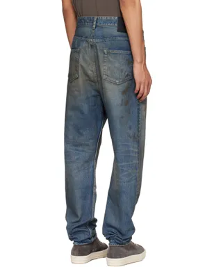 Rick Owens DRKSHDW Temple Collapse Long ジーンズ - サムネイル3