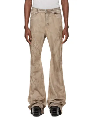Rick Owens DRKSHDW Temple Bias Bootcut ジーンズ - サムネイル1