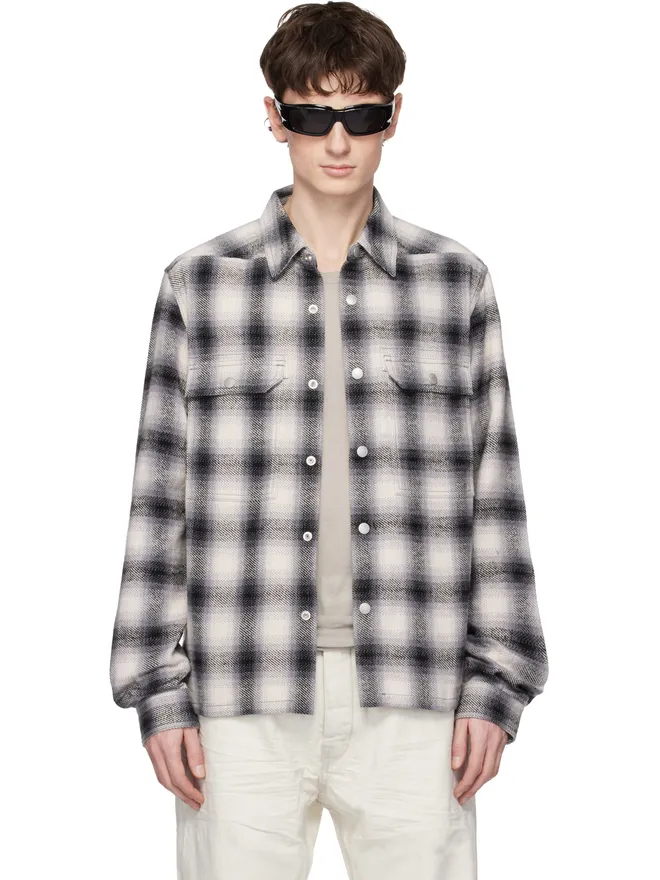 Rick Owens DRKSHDW Rick Owens DRKSHDW Temple Cropped Outershirt シャツの商品画像