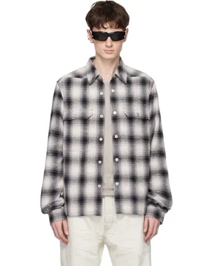 Rick Owens DRKSHDW Temple Cropped Outershirt シャツ - サムネイル1