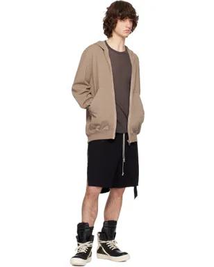 Rick Owens DRKSHDW Temple Furka Heavy Sweatshirt Long ショートパンツ - サムネイル4